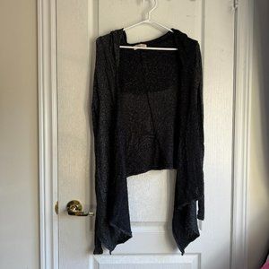 Hollister hooded long sleeve cardigan
